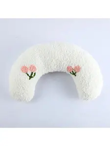Pet Sleeping Pillow Ultra Soft Fluffy Dog Cat U-Shaped Pillow Calming Toy Pet Supplies For Joint Relief
