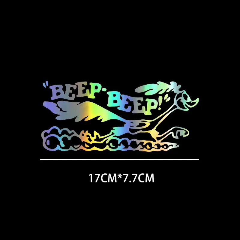 2026 17x7.7cm Road Runner Sticker Cartoon Old Fast Car Truck Laptop Viny AccessoriesDecaCar Accessories New for your car décor