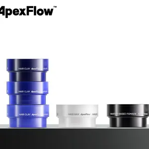 ApexFlow 3 in 1 Hair Clay, Wax & Pomade | 3 Hold Strengths + Refills | Matte, Wet & Oil Styles