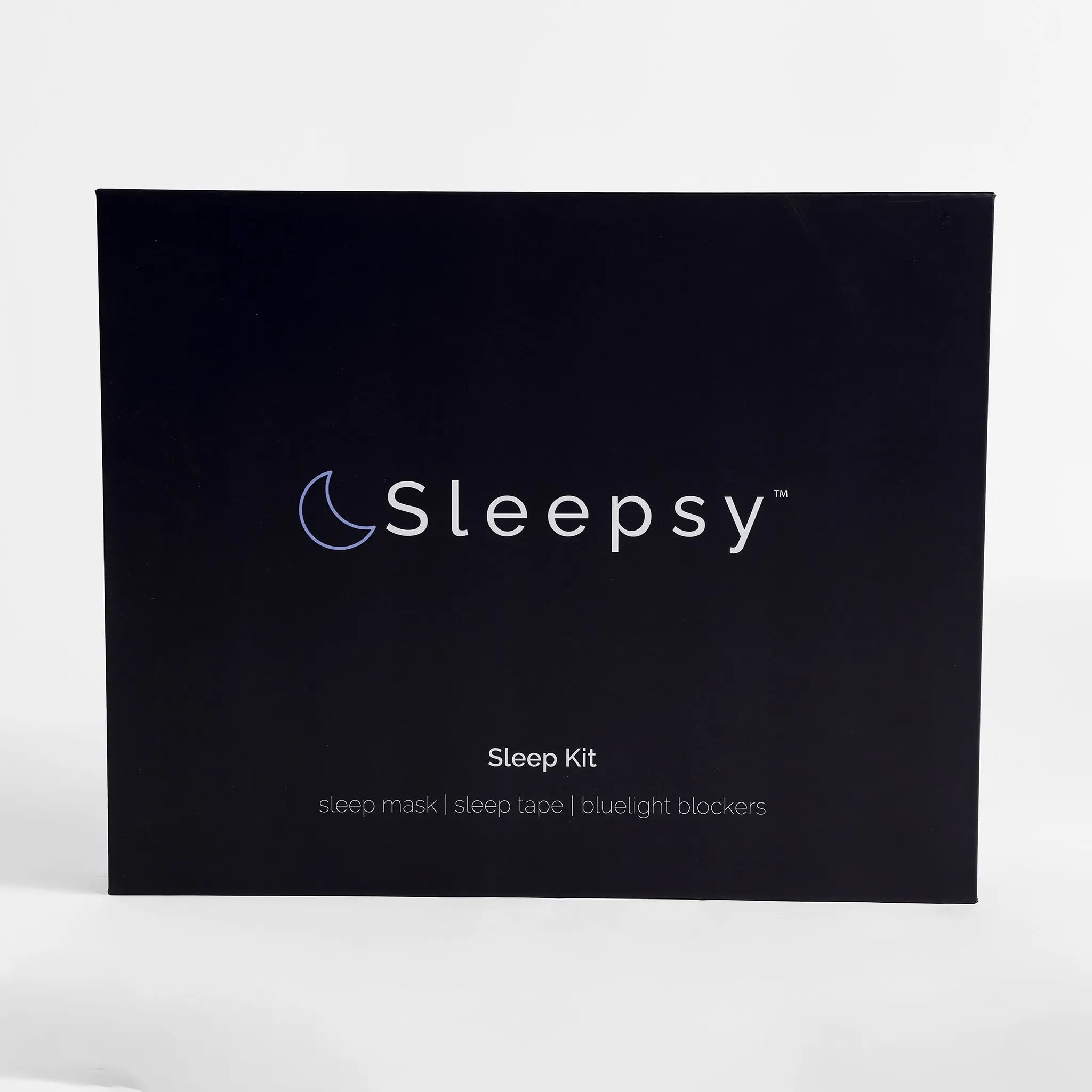 Sleepsy Sleep Kit - Vegan Silk Sleep Eye Mask, Bamboo Mouth Tape & BlueLight Blockers for Enhanced Sleep Quality Comfortable Eye Mask Set Comfort Bundle