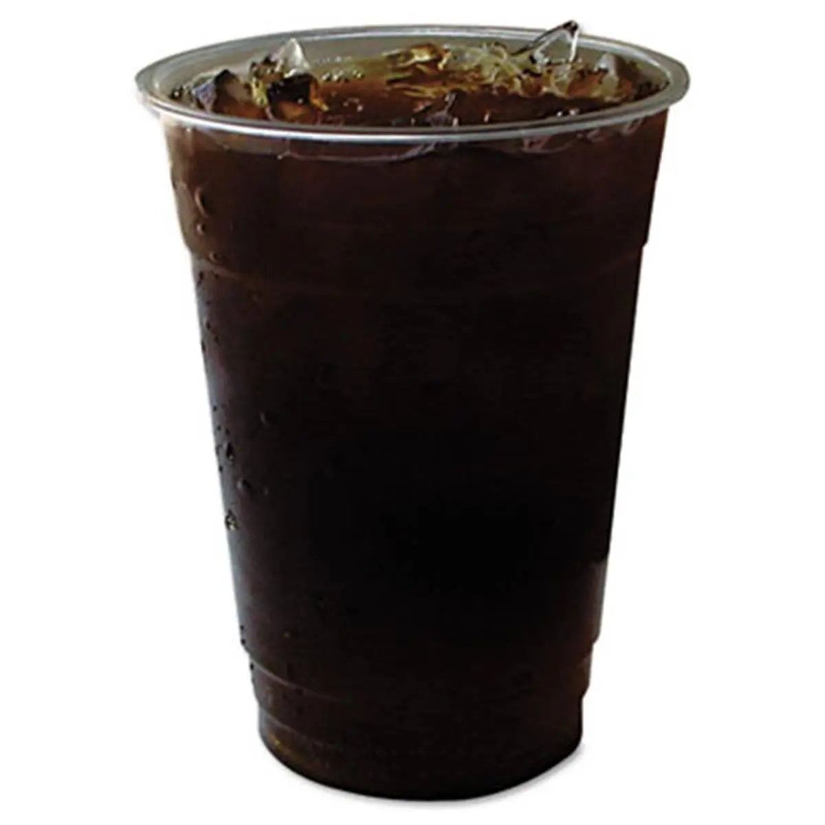212 MAIN Disposable 16oz Renewable PLA Corn-Based Compostable Cold Cups, Clear GreenStripe, Pack of 50, Eco-Friendly Home & Party Supplies, Cold Cup