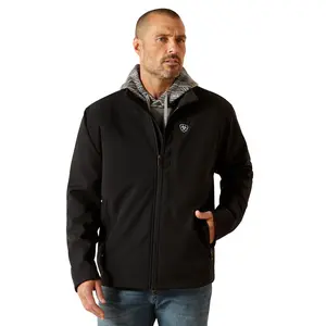 10062596 Ariat Men's Vernon Softshell Jacket - Black
