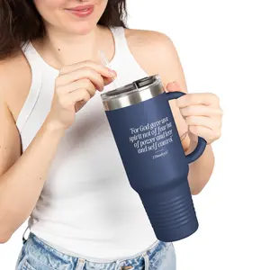 2 Timothy 1:7 Insulated Travel Mug, 40oz