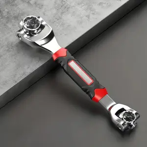 1pcs 52-In-1 Multi-Function Ratchet Wrench, Versatile Tool for Home and Auto Repair, 360° Rotating Universal Socket Wrench