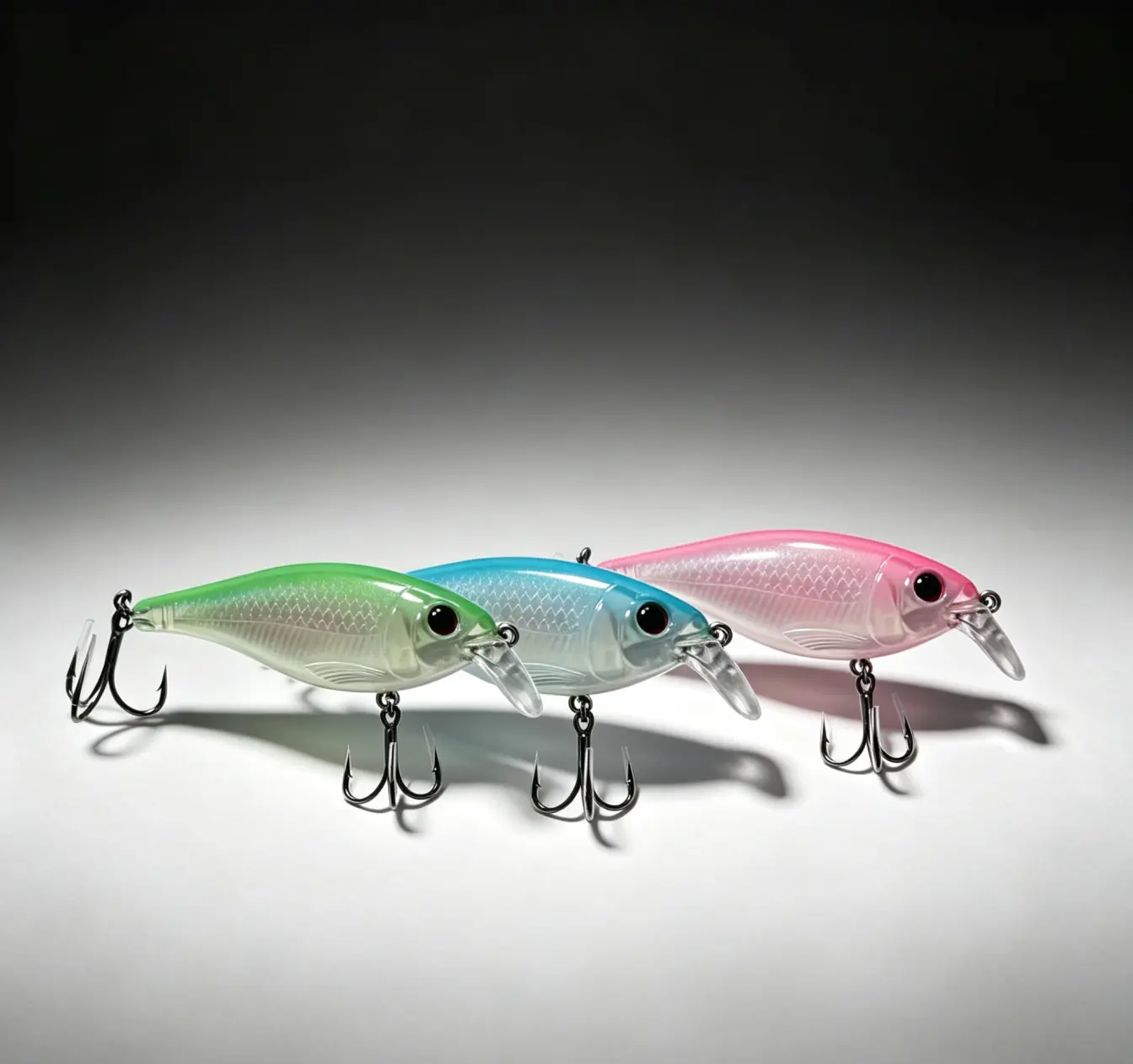 Floating Crankbait Fishing Lure - Hard Plastic 80mm Realistic Bait, Floats Well for Bass Fishing in Freshwater, Saltwater