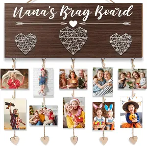 Nana's Brag Board Grandma Gifts Christmas Gifts for Grandma Picture Frame, Birthday Nana  from Grandchildren Granddaughter Grandkids Photo Holder, Grandmother    Xmas Card Holder