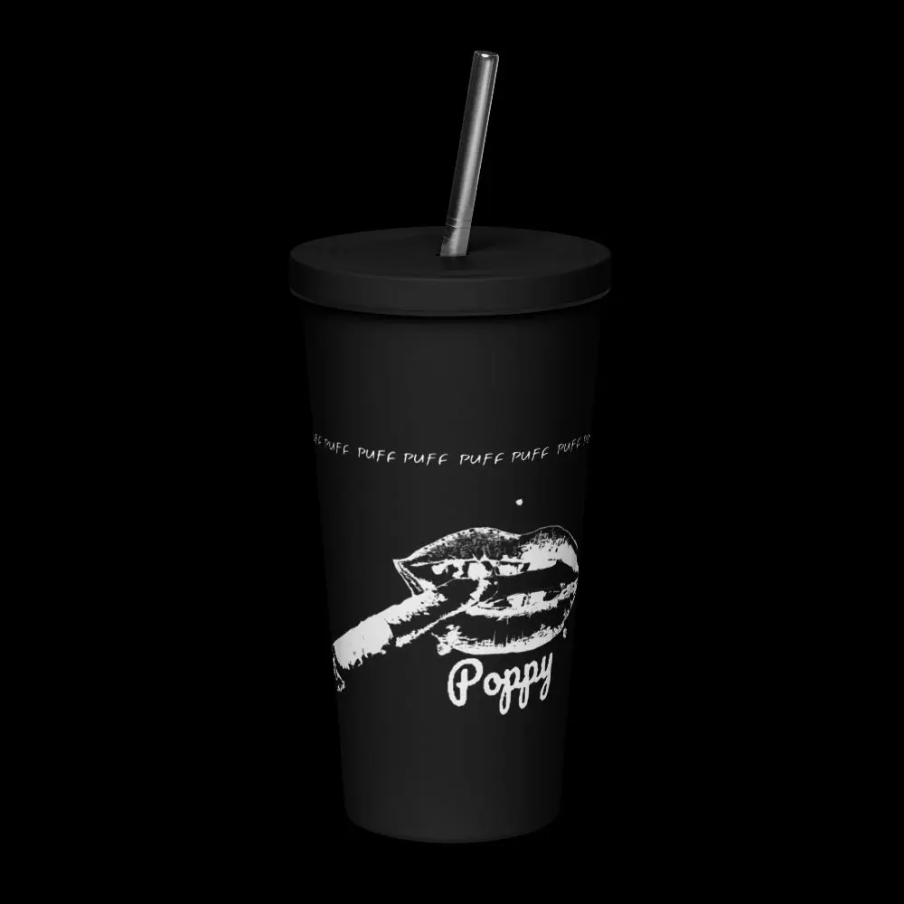Insulated tumbler PuffPuffPoppy