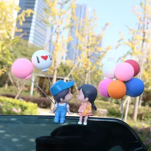 Car Ornaments Cute Couple Car Instrument Desktop Decorations
