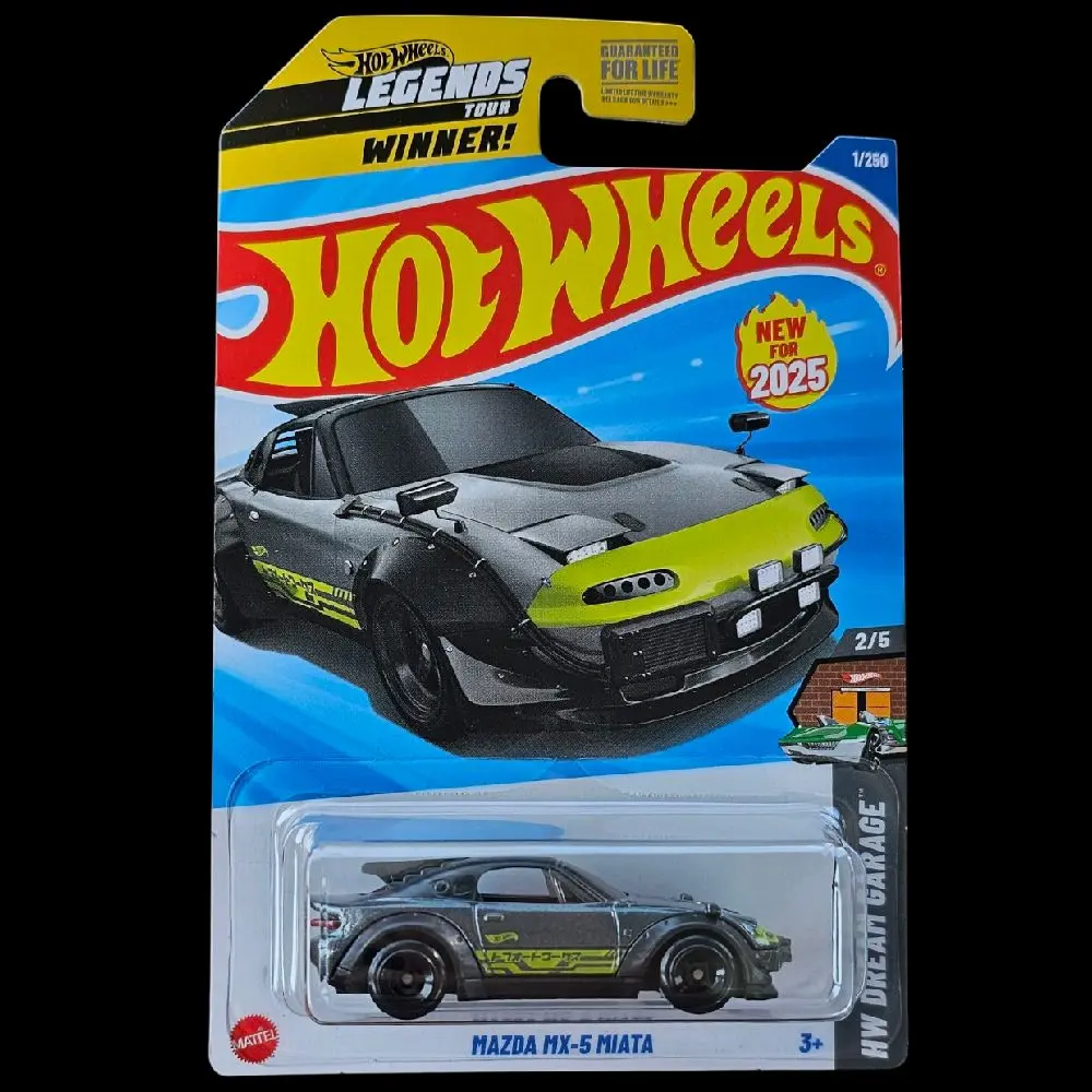 Hot Wheels Mazda MX-5 Miata HW Dream Garage 2/5 2025 Green Legends Tour Diecast Metal Model Alloy Diecast