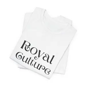 Royal Culture Jersey Short Sleeve Tee Casual Cotton