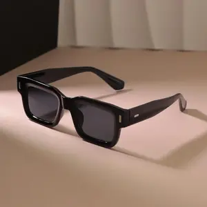 3-Pack Square Vintage Sunglasses Men Women Outdoor Retro Sun Glasses Mirror Frame Punk Style Fashion Eyewear