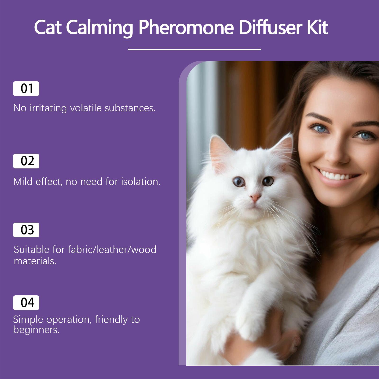 Cat Calming Spray | Stop Scratching & Inappropriate Urination | Gentle Stress & Anxiety Relief