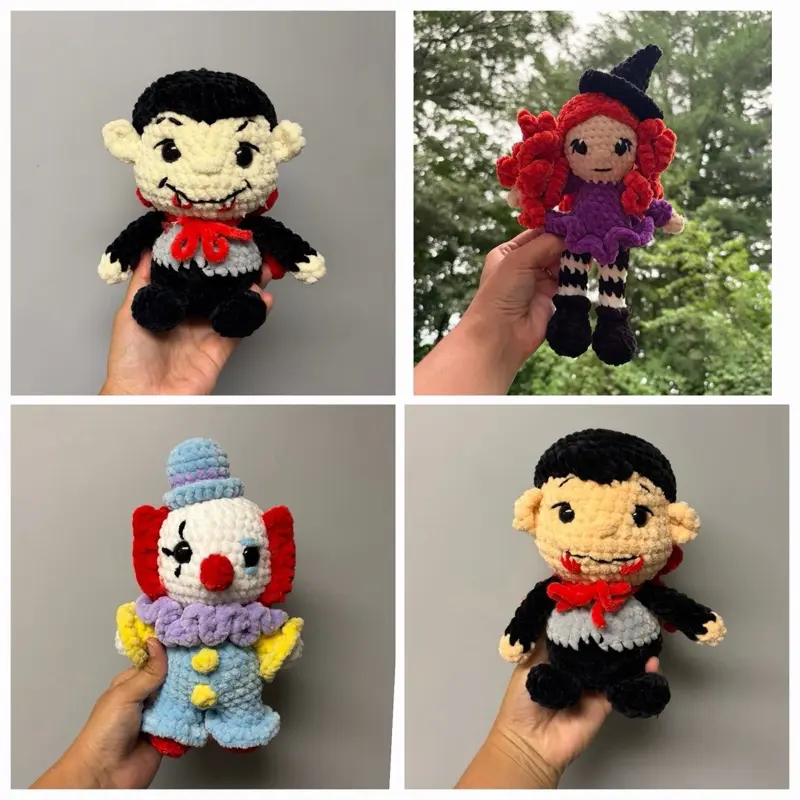 Spooky plushies