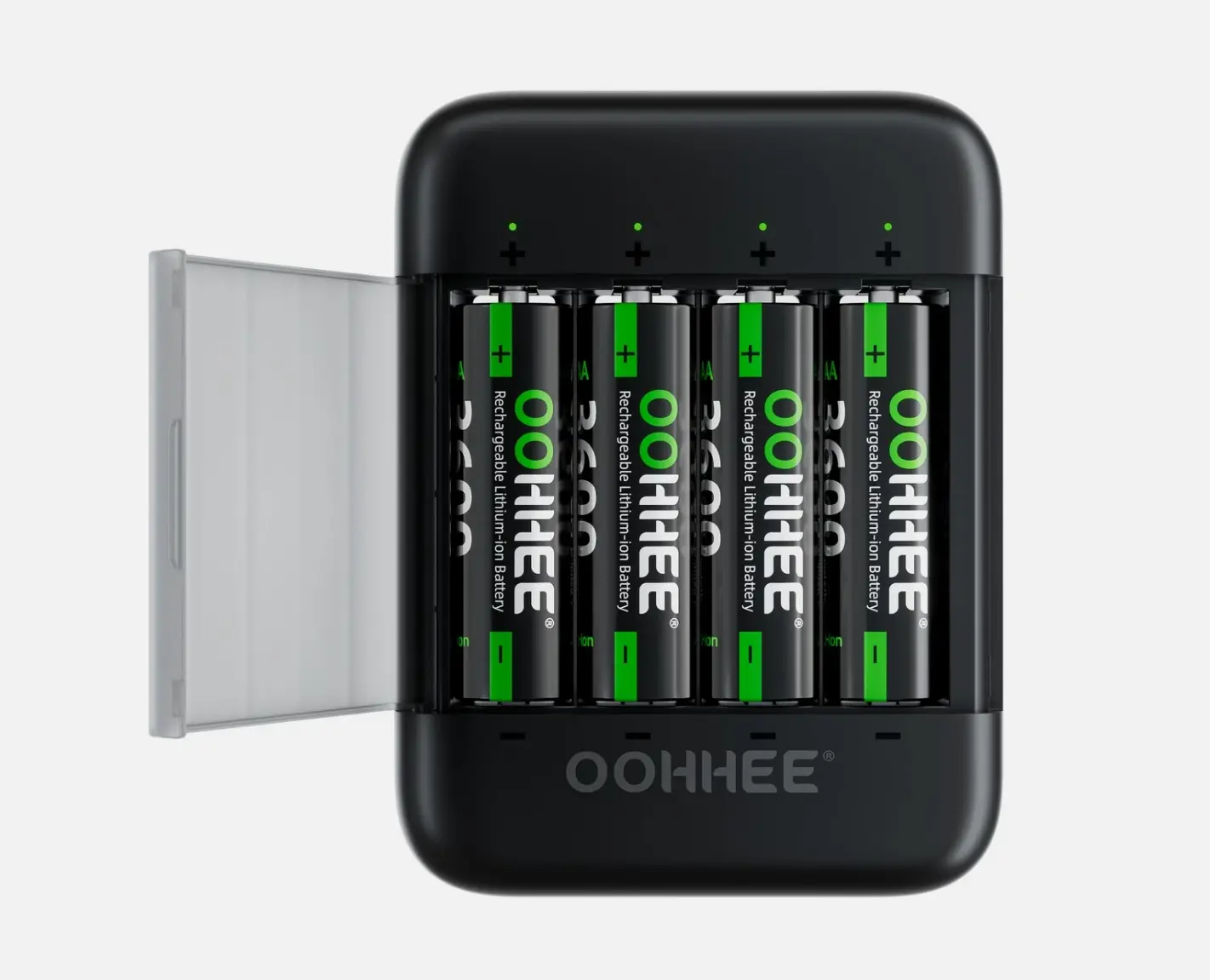 8Pcs 3600mWh 1.5V Rechargeable  AA Lithium Batteries with Thin Charging Storage Box
