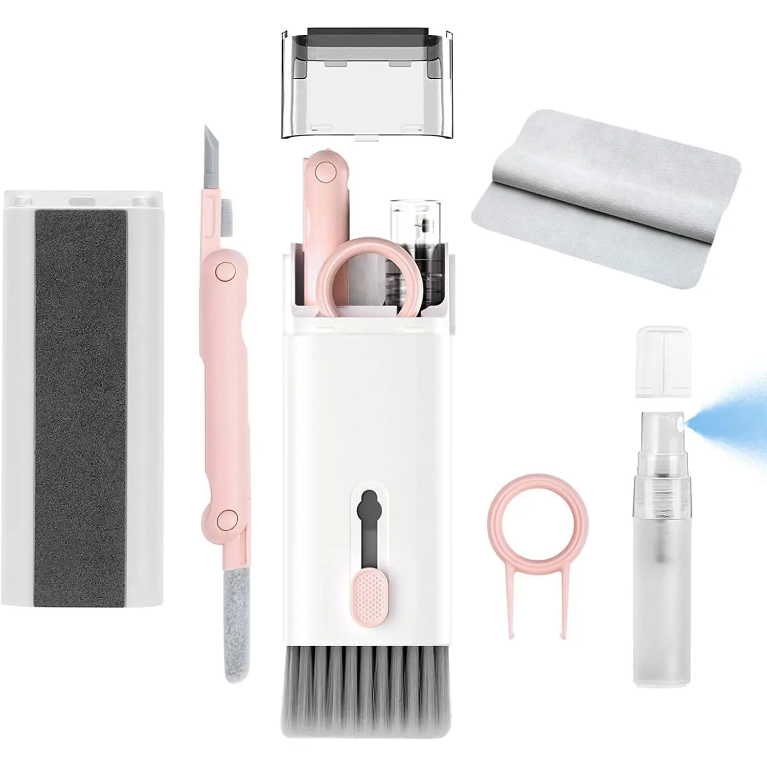 7 in 1  Cleaner kit - Keyboard Cleaner, Keyboard Cleaning Kit, Laptop Cleaner with Brush,  Cleaner for Laptop/Phone//Screen (Give  a Flannel Cloth)