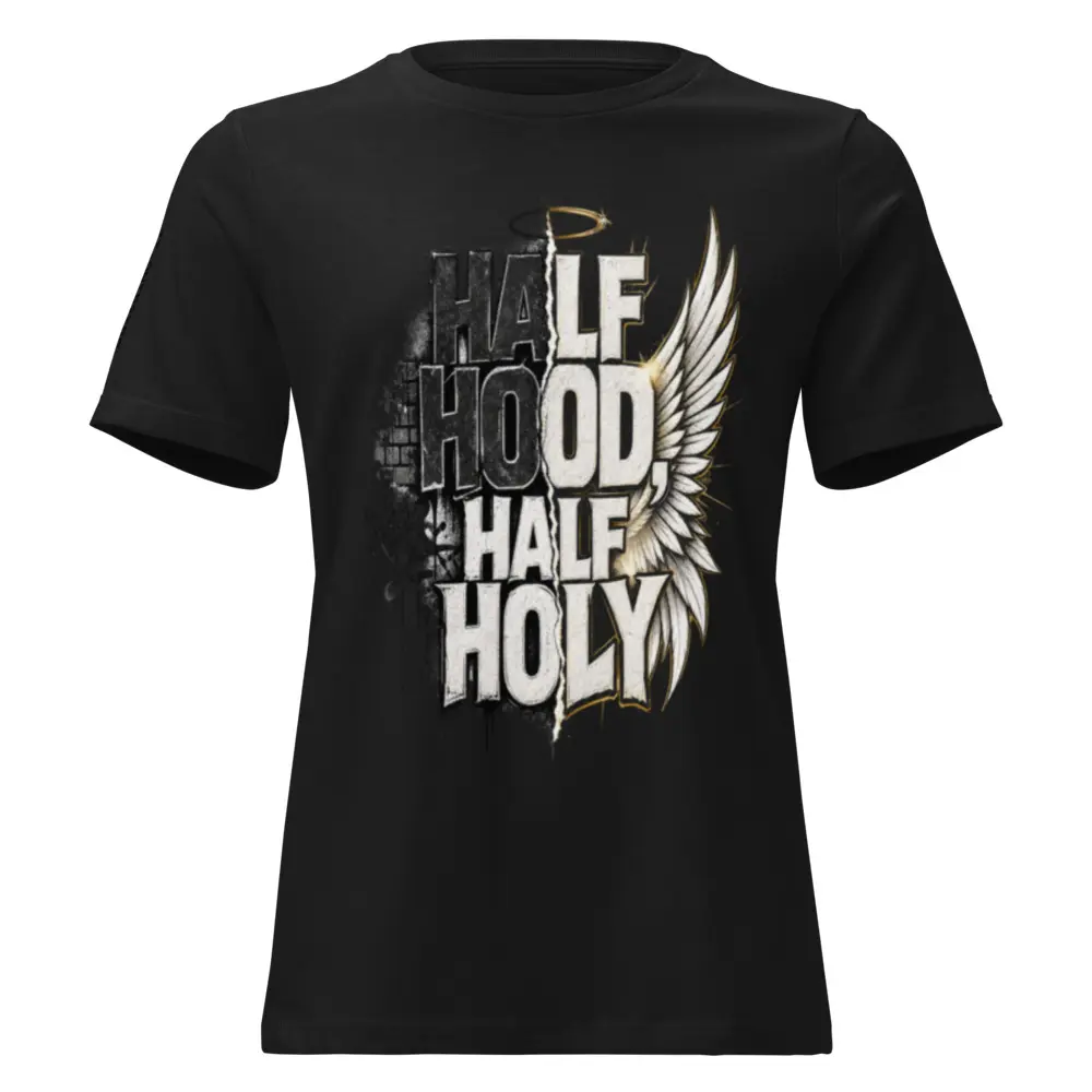 Half and Half Women's Relaxed T-Shirt