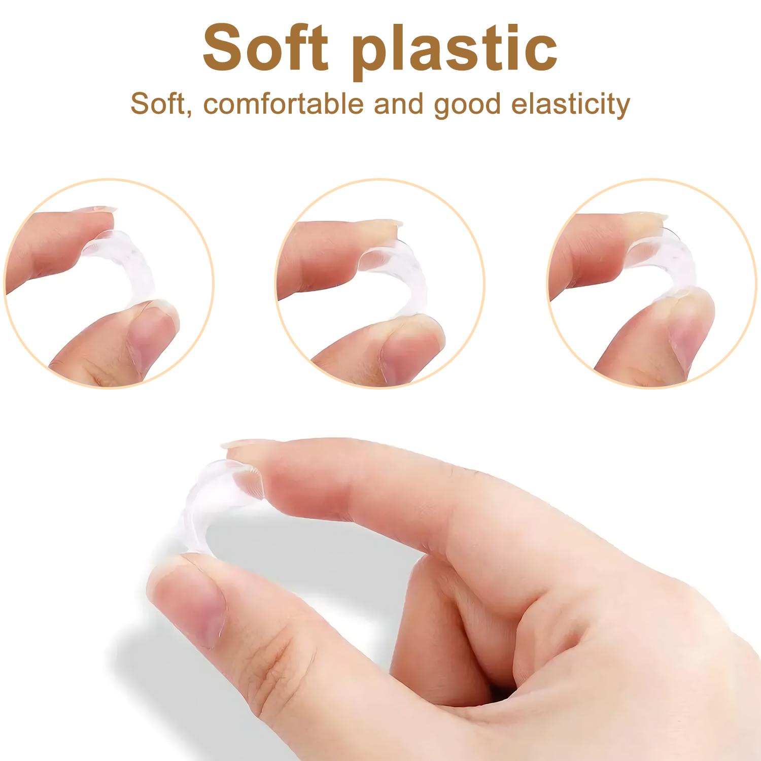 Ring Sizers for Loose Rings – Clip Ring Adjusters in 8 Sizes, Fits Bands Width to 1-8mm, Ring Resizer with Measuring Tool, Invisible Ring Guards for Women & Men