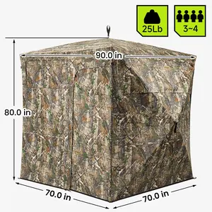 [dealsforyoudays] Tidewe VisMaster 270° See-through Hunting Blind with No-Trip Door Deer blinds