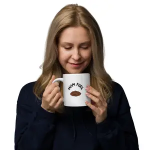 Mom Fuel White Coffee Mug