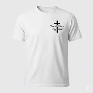 John 3:16 T-Shirt Ultra Soft Breathable Cotton Casual Tee with Iconic Scripture Reference and QR Code for Divine Love