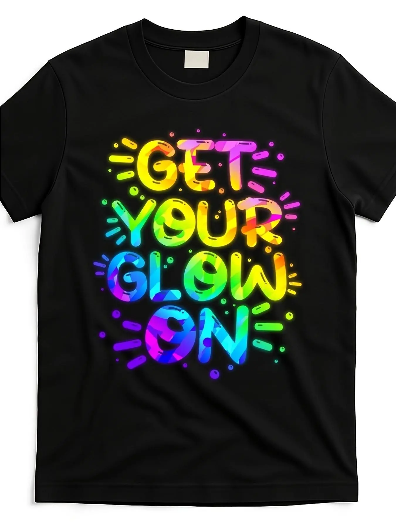 Funny Vintage Graphic Glow-In-The-Dark T-Shirt for unisex soft cotton short sleeve t shirt, vintage graphic casual tee for men women teens, perfect birthday holiday gift for camping travel gym daily street  wear