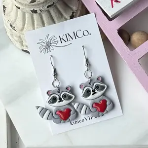 Love Bandit Polymer Clay Earrings