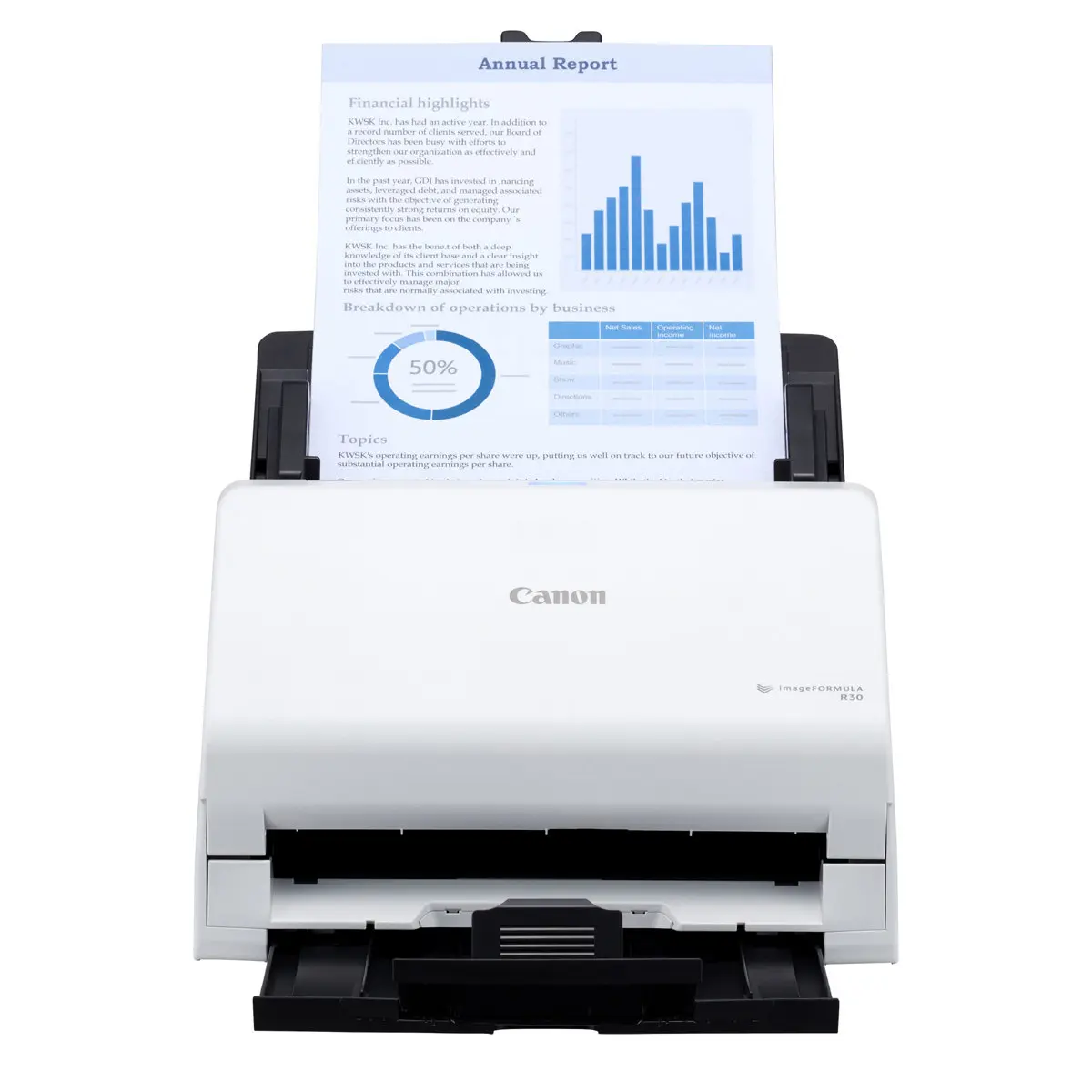 Canon imageFORMULA R30 Office Document Scanner Canon imageFORMULA R30 Office Document Scanner