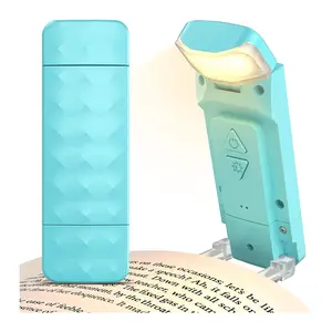 USB Rechargeable Book Light with Timer, Clip-on LED Bookmark Reading Light in Bed, 3 Amber Modes & 5 Levels,Long Lasting, Perfect for Book Lovers,Kids