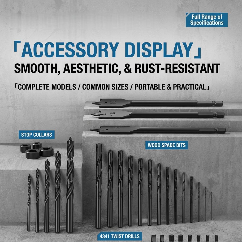 33 PCS All-in-One Combination Drill Bit & Screwdriver Bit Set, Hex Shank HSS Metal Wood Masonry Bits with Sockets Extension Bar, Multi-Purpose Impact Drill Tool Kit with Storage Case