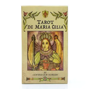 Tarot De Maria Celia in a Tin Cards, Premium Tarot Deck, Perfect Gift for Tarot Enthusiasts, High-Quality Card Set, Ideal for Beginners & Experts, Tarot Card Decks