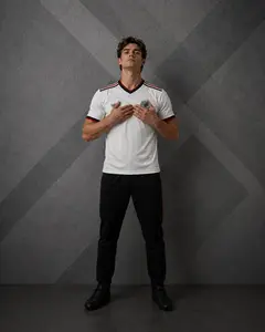 Mexican Jersey 25-26, White Soccer Casual Style for All Seasons, Classic Throwback Jersey Sportswear Top