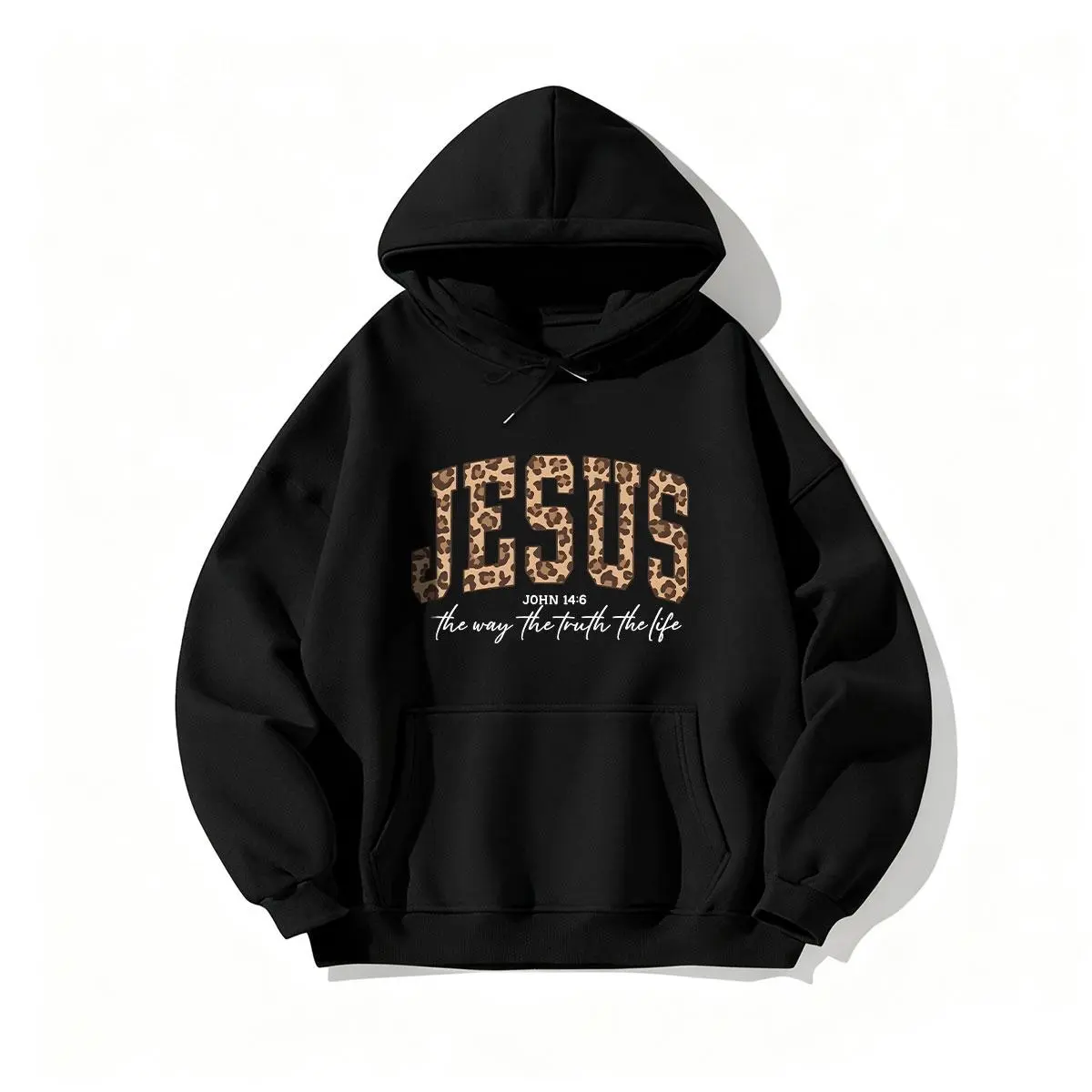 Women's Loose Fit Christian Graphic Top, 100% Cotton Bible Verse T-Shirt or Sweatshirts, Soft Casual Faith Apparel, Piece, Slip, Printed