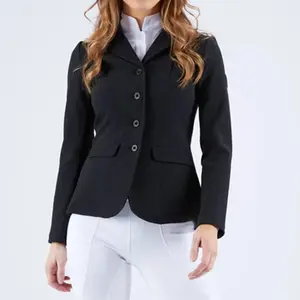 LOW MOQ Riding Competition Jacket High Quality Clothing Equestrian Jacket  Women Custom LOGO Performance Show Jacket
