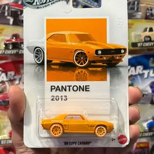 Hw Silver series Pantone 1969 Chevy Copo Camaro Diecast car 1:64 scale