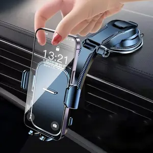 Car Dashboard Phone Bracket Universal Auto Cellphone Stand for GPS Navigation Universal Desk Windshield Hanging Holder