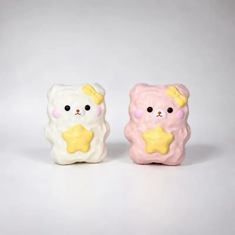 Bear Milk Candy Slow Rising Squishy Toy, Soft Hand Fidget, Sensory Stress Reliever, Anxiety Relief Product Decompression Squeeze Stress Relief Gadget, Cute Kawaii Gift