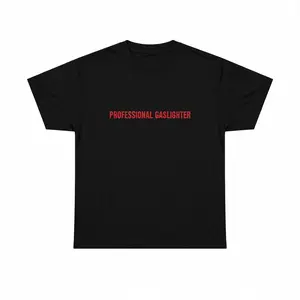 Funny Professional Gaslighter TShirt Ironic Meme Brainrot Gaslighting Cotton Shirt Funny Meme Cringe Shirts, Embarrassing Shirts, Gag Gift, Dad Joke, Brainrot Shirt, College Humor, Viral Shirt, Funny Gift Tee, Comfortable Unisex Heavy Cotton Shirt