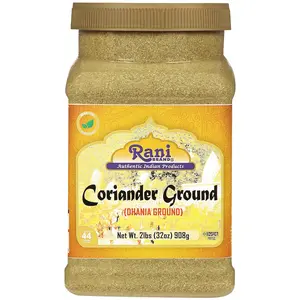 Rani Coriander Ground Powder (Indian Dhania) Spice 32oz (2lb) 908g PET Jar ~ All Natural | Salt-Free | Vegan | No Colors | Gluten Friendly | NON-GMO | Kosher | Indian Origin