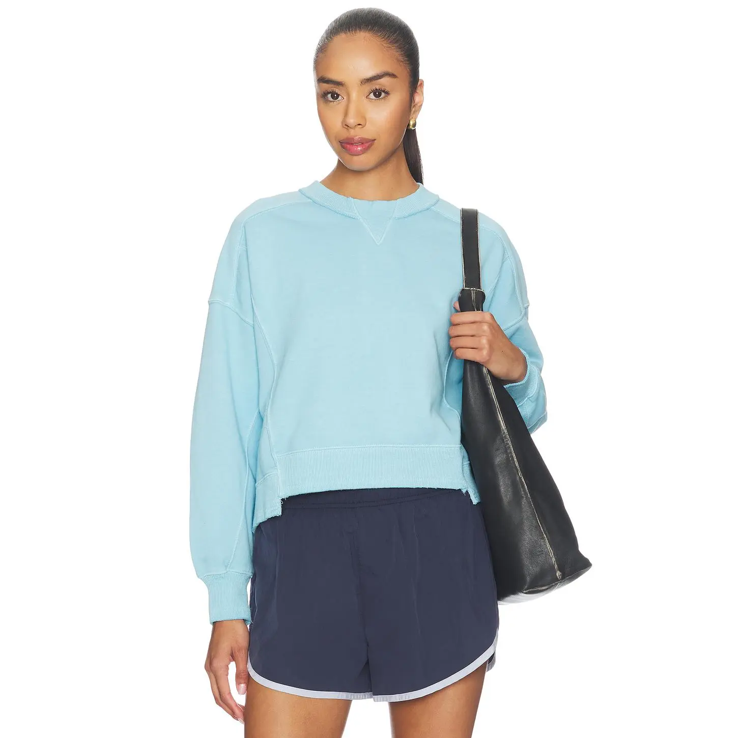 Free People x FP Movement Intercept Pullover in Bright Blue
