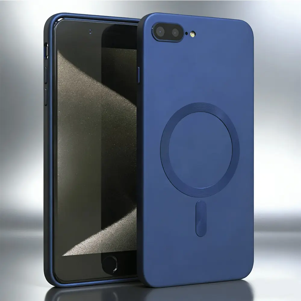 Luxury magnetic case for iPhone  7 8 SE2 SE3 7Plus 8Plus smartphone case cellphone casing with camera protection and scratch resistant protective cover Phone Accessory