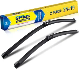 24"+19" Windshield Wiper Blades Replacement For VW Volkswagen Jetta 2011-2023 Passat 2012-2018 CC 2013-2017, Premium All-Season Automotive Replacement Windshield Wiper Blades For My Car-Top Lock 16mm