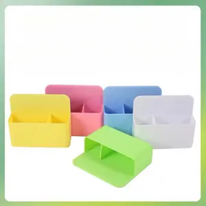 Magnetic Whiteboard Storage Box Magnetic Student Pen Holder Blackboard Chalk Storage Box Plastic Adjustable Stationery Pencil Case Office Supplies Office Organizer Corporate Work Desk Accessories Office Desk Accessories