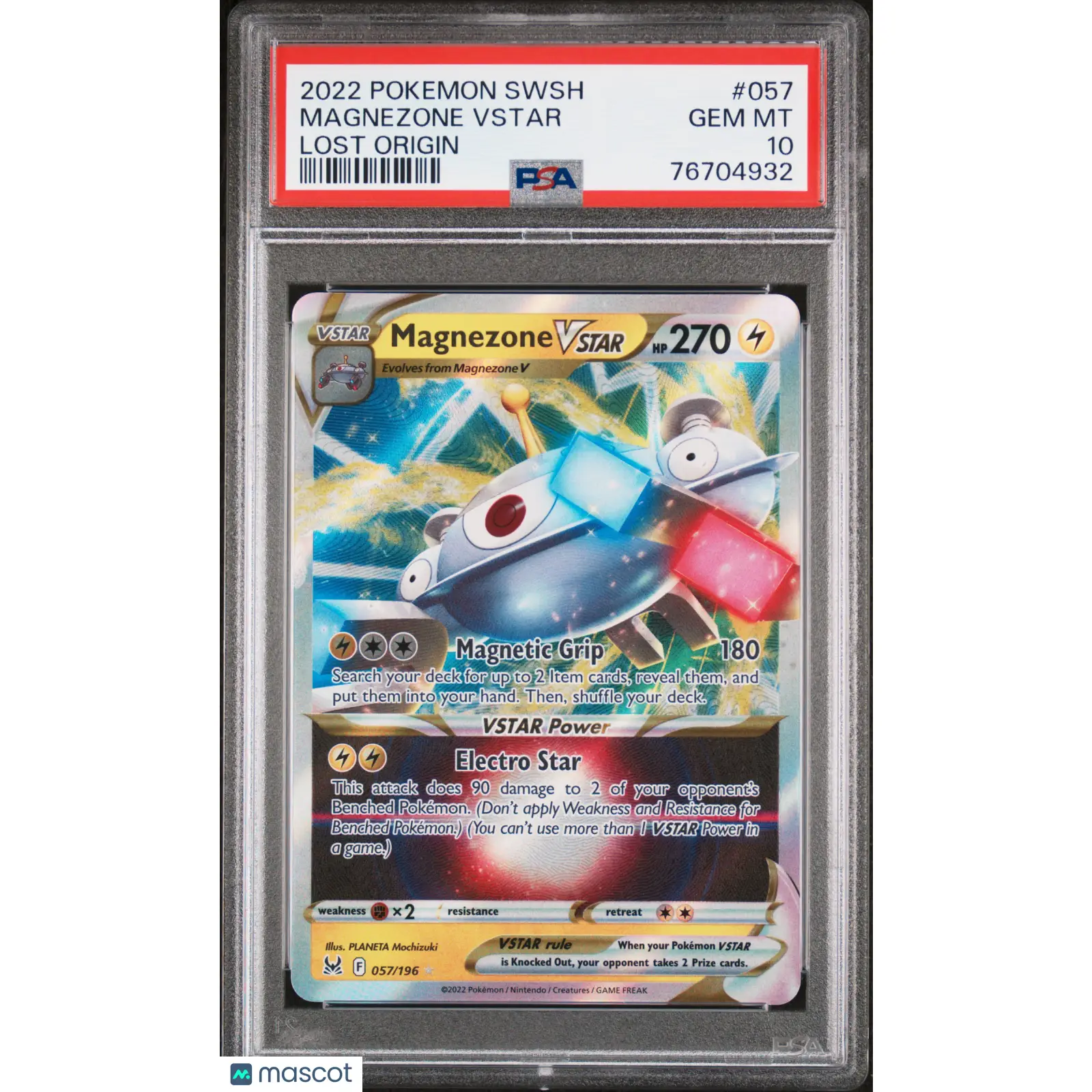PSA 2022 Pokémon TCG Magnezone Vstar #057 10
