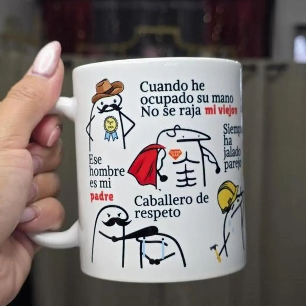Dia del padre 2025 Mug for Dad, El Papa Mas Chingon Coffee Mug 11oz/15oz, El Papa Mug, Mexican Gift for Him, Funny Spanish Gift for Mexican Dad, Birthday Fathers Day Gifts For Dad, Papa Mug, Father's Day Gift , The Mug Club USA