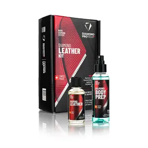 Diamond ProTech Diamond Leather Kit - Breathable Flexible Durable Leather Preservation with UV Chemical Resistance 50ml Leather 100ml Body Prep