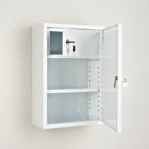 Medium Locking Medicine Cabinet with Inner Safe