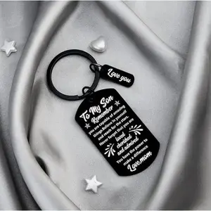 Christmas Gifts for Son Stocking Stuffers for Teen Boys Son Gifts from Mom Birthday Gift for Sons Adult To My Sons Keychain Graduation Thanksgiving Fathers Day Gift Ideas Stocking Stuffers for Him