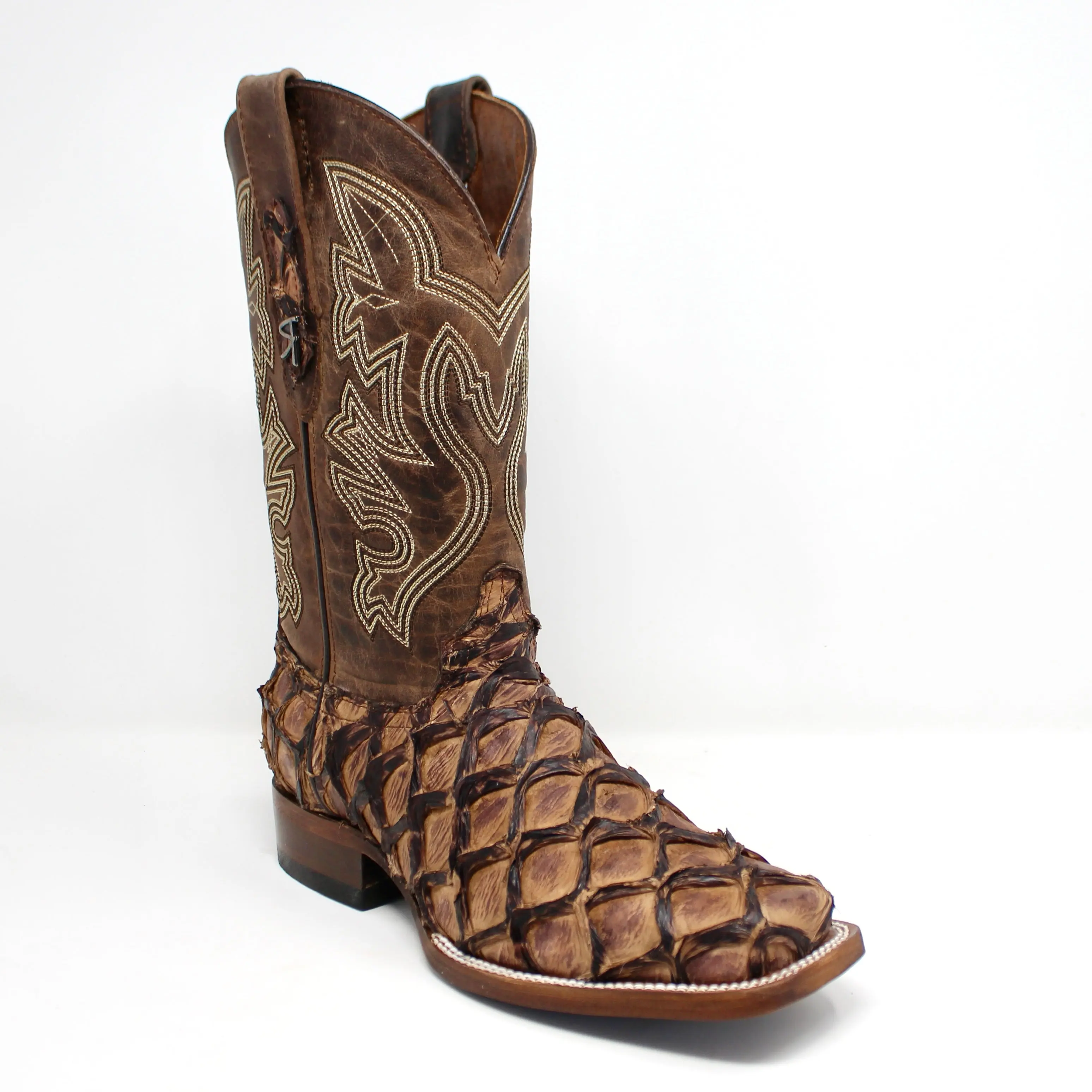Ranchers Charuto Pirarucu Rodeo Toe Cowboy Boots Ranchers Charuto Pirarucu Rodeo Toe Cowboy Boots