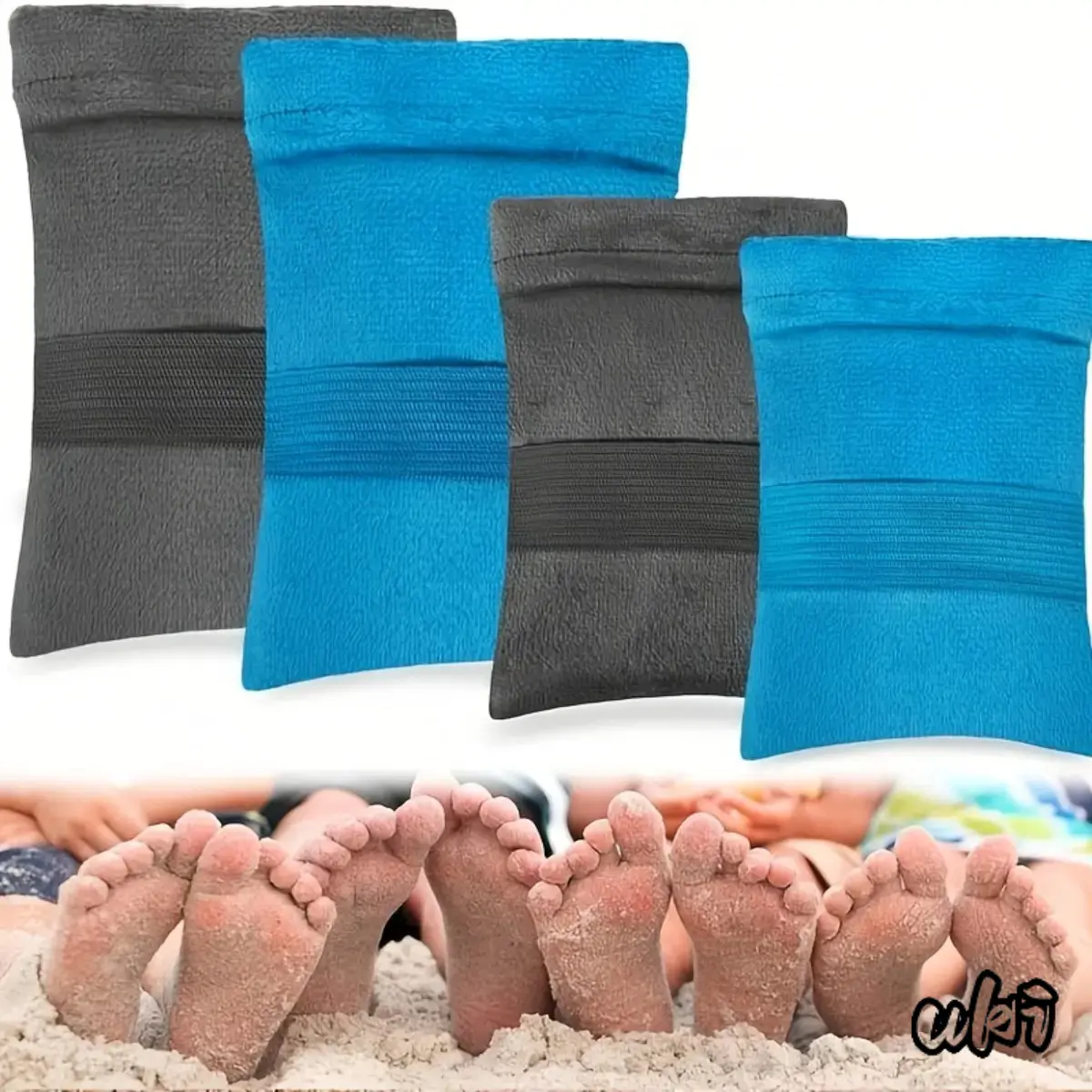 Portable Beach Sand Removal Kit, Practical Cleaning Tools Equipped With Storage Bags And Gloves, Efficiently Clear Sand From Skin, Footwear And Towels, Suitable For Family Seaside Travel And Outdoor Beach Activities waterproof belt viking