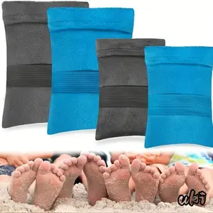 Portable Beach Sand Removal Kit, Practical Cleaning Tools Equipped With Storage Bags And Gloves, Efficiently Clear Sand From Skin, Footwear And Towels, Suitable For Family Seaside Travel And Outdoor Beach Activities waterproof belt viking